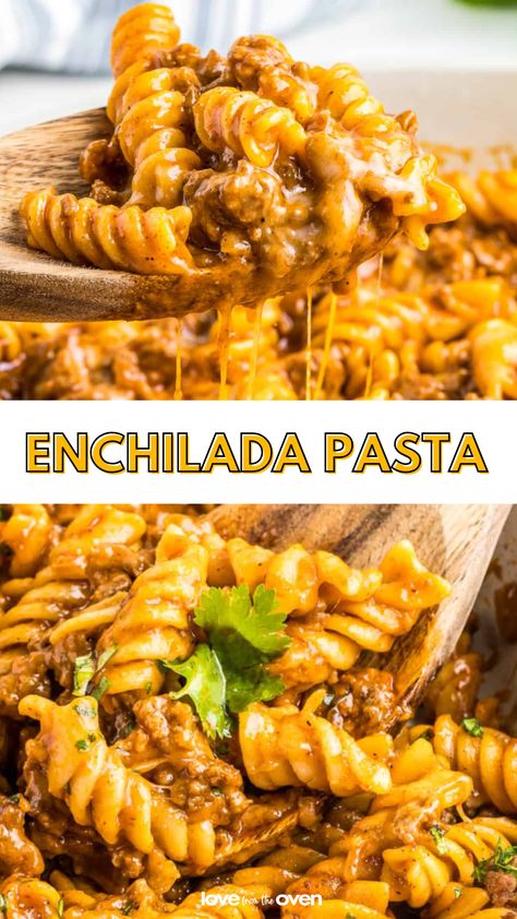 Enchilada Pasta is a great weeknight meal. This is perfe t in our house, especially for back to school season, because everything can be made in one pot! Beginner Dinner Ideas, Family Dinner Recipes Cheap, Easy Staple Dinners, Cheap Dinners For A Family Of 6, Easy Cheap Dinner Recipes For Two, Cheap Easy Dinner Recipes, Broccoli Tortellini, Cheap Dinner Recipes Healthy, Tortellini Chicken