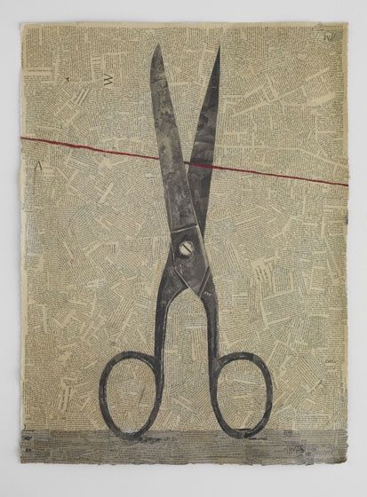 Scissors Art, Vintage Scissors, Band Shirts, Ceramic Sculpture, Dark Art, Altered Art, Collage Art, Paper Art, Watercolor Art