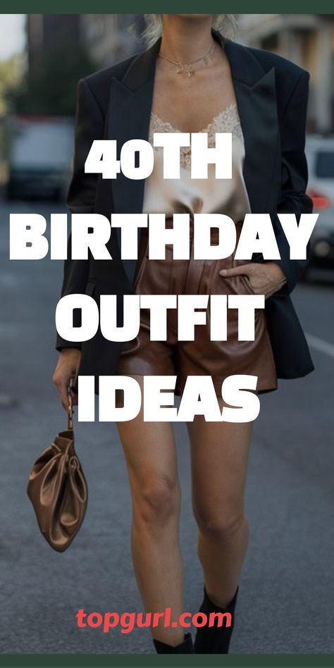 40, Fabulous, and Ready to Slay: 15 Fierce Outfit Ideas for Your Big Birthday Bash. 30th Birthday Guest Outfit, Birthday Outfit Ideas For Women 38, Going Clubbing Outfits, Outfit Ideas For Dinner Party, House Birthday Party Outfit Women, Festival Birthday Outfit, Outfit For Night Party, Trendy Nye Outfits, 40th Birthday Ideas For Women Outfits