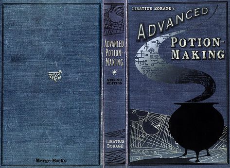 Advanced Potion Making, Diy Tiny Books, Harry Potter Journal, Harry Potter Book Covers, Halloween Spell Book, Harry Potter Theme Birthday, Potion Making, Potions Book, Harry Porter