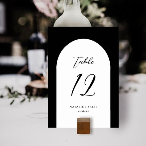 Simple Table Numbers Wedding, Wedding Green Table, Simple Wedding Table, Wedding Table Number Cards, Arch Shape, Wedding Green, Card Table Wedding, Arch Wedding, Wedding Table Number