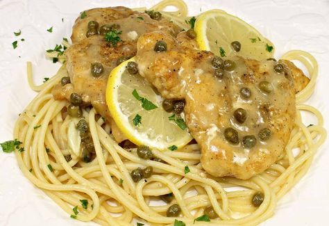 Veal Scallopini - Rossotti Ranch Picatta Pasta, Good Sunday Dinner, Baked Chicken Piccata, Chicken Piccata Casserole, Giada Chicken Piccata, Chicken Piccata Cheesecake Factory, Chicken Piccata Soup, Veal Scallopini Recipes, Chicken Piccata Healthy