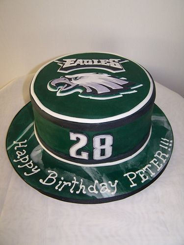 Eagles Birthday Cake, Philly Eagles Cake, Eagles Football Party, Philadelphia Eagles Cake, Jesus Birthday Party, Cake For Boyfriend, Philly Eagles, Moms 50th Birthday, Philadelphia Wedding Venues