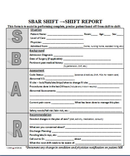 SBAR Nursing Report Template: Download Free 18 Templates in PDF and Word Documents - Template Sumo Shift Report Template, Sbar Nursing, Charting For Nurses, Nursing Documentation, Nurse Brain Sheet, Nurse Report Sheet, Nursing Fun, Lpn Schools, Nursing Assessment