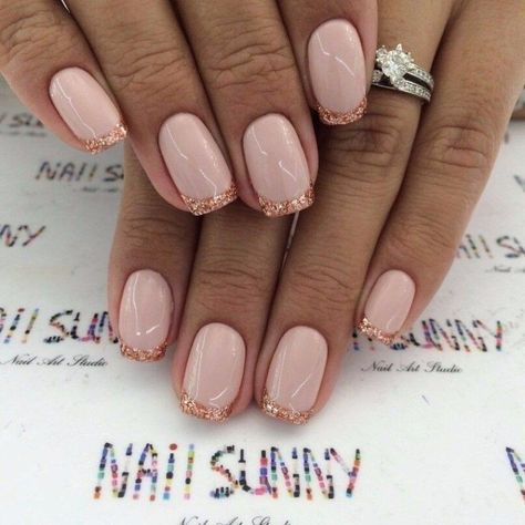 French Manicure Nail Designs, Shellac Nail Designs, Glitter French Manicure, French Pedicure, Manicure Designs, French Manicure Designs, Manicure Nail Designs, Glittery Nails, French Manicure Nails