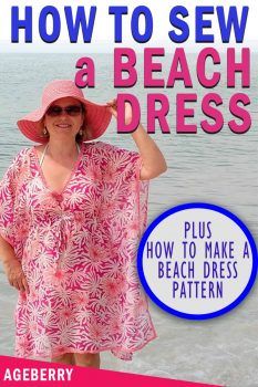 beach dress DIY plus sewing pattern Diy Beach Cover Up, Swimsuit Coverup Pattern, Beach Coverup Pattern, Beach Dress Casual, Dress Sewing Tutorials, Diy Beach, Sewing 101, Summer Sewing, Dress Patterns Free