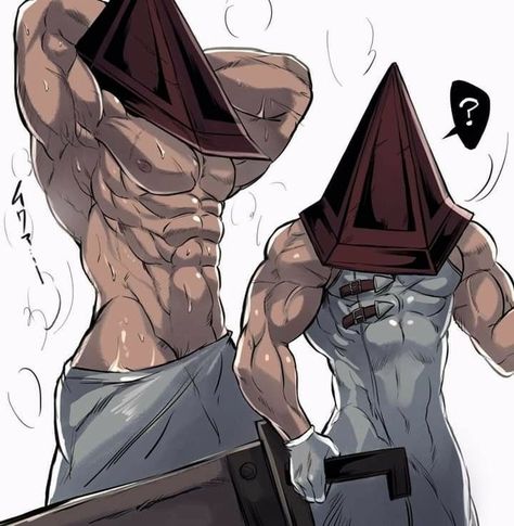 Pyramid Head, Scary Movie Characters, Horror Villains, Masked Men, Horror Movie Characters, Zoo Wee Mama, Masked Man, Dead By Daylight, Horror Characters