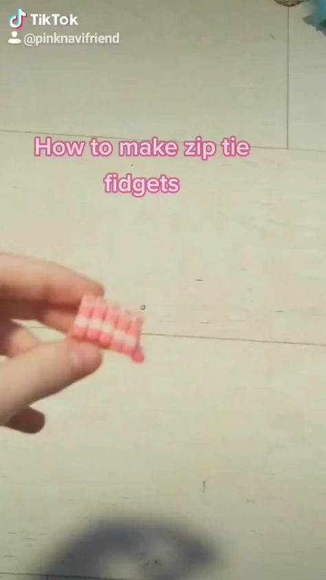 Zip Tie Fidget Toy, Fidget Crafts, Homemade Fidget, Diy Fidgets, Homemade Fidget Toys, Fidgets Diy, Stim Toys, Diy Sensory Toys, Fidget Tools