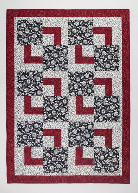 3 Yard Quilts, Simple Quilts, Lap Quilt Patterns, Quilt Pattern Book, Big Block Quilts, Quilting Designs Patterns, Quick Quilt, Quilt Block Patterns Free, Quilt Sewing Patterns