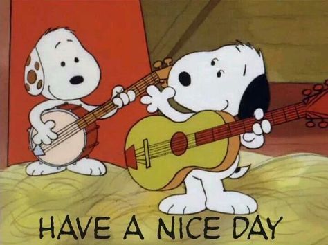 Snoopy Family, Cartoon Dog, A Cartoon, Snoopy, Guitar, Music