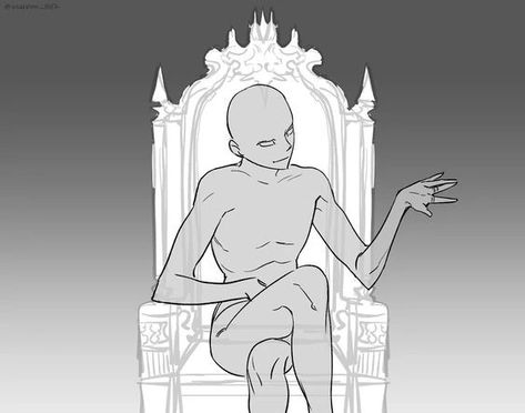 Pose Study Reference Drawing, Arrested Pose Reference, Refrance Drawing Poses, Zombie Apocalypse Pose Reference, Dramatic Drawing Poses, God Reference Poses, Dramatic Poses Reference Drawing, Sitting On A Throne Reference, God Pose Reference