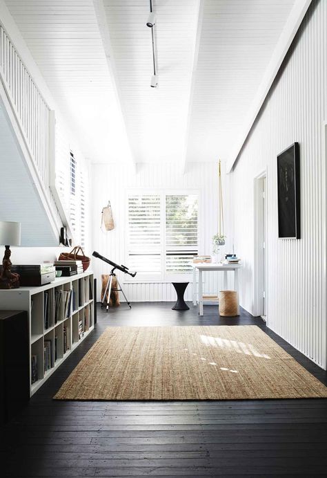 White Walls Dark Hardwood Floors, Black Timber Flooring, Styling Dark Floors, Dark Timber Floors Living Room, Black Floors White Walls, Dark Floor White Walls, Dark Wood Floors White Walls, Dark Floors White Walls, White Walls Dark Floors