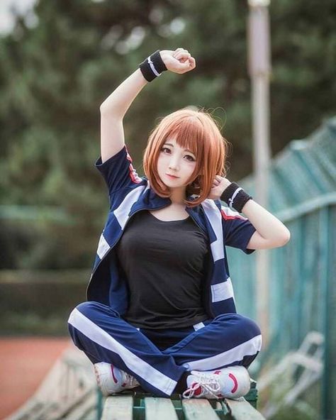 Uraraka Ochaco cosplay  - Album on Imgur Uraraka Cosplay, Belle Cosplay, My Hero Academia Cosplay, Mha Cosplay, Cosplay Kawaii, Kawaii Cosplay, Ochako Uraraka, Cosplay Tips, Cosplay Characters