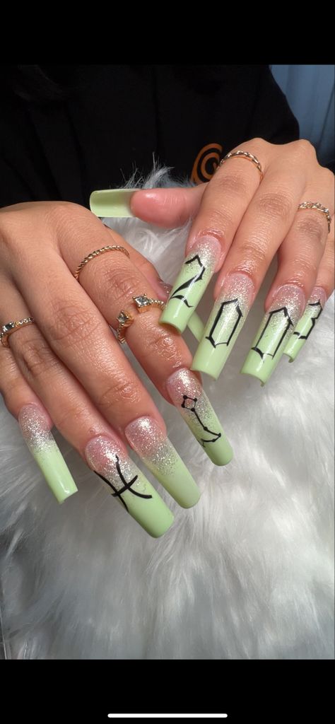 Birthday Nails Pisces Short, Zodiac Nails Designs Pisces, Scorpio Zodiac Nails Acrylic, Zodiac Nails Designs Gemini, Pisces Acrylic Birthday Nails, Saggitarius Nail Designs, Pisces Acrylic Nails, Pisces Nail Ideas, Pisces Inspired Nails