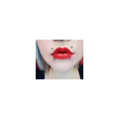 Canine bites Piercings ❤ liked on Polyvore featuring piercings Getting A Piercing, Different Lip Piercings, Modern Emo, Canine Bites, Canine Bites Piercing, Labret Vertical, Piercing Types, Lip Piercing Jewelry, Types Of Facials