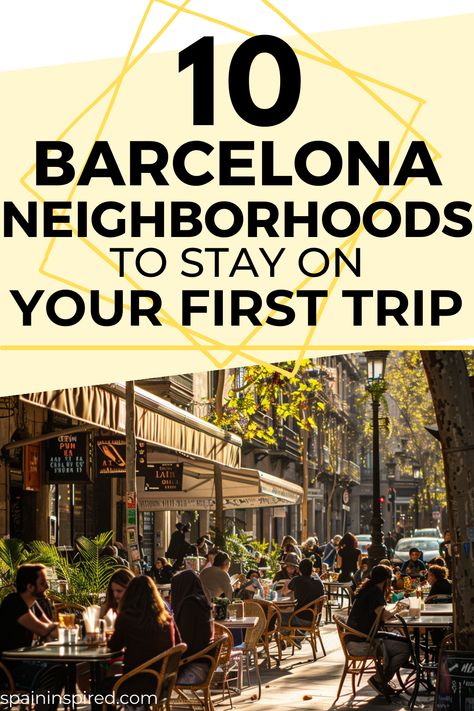 10 Best Areas to Stay in Barcelona the First Time (2024) Where To Stay In Barcelona, Travel In Spain, Barcelona Vacation, Spain Destinations, Barcelona Guide, Barcelona Itinerary, Barcelona Beach, Spain Tour, Spain Itinerary