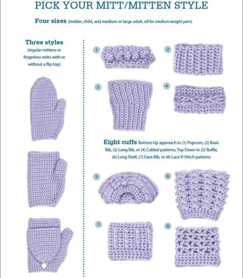 Crocheted Mittens, Crochet Fingerless Gloves Free Pattern, Crochet Hand Warmers, Crochet Mittens Free Pattern, Crochet Mittens Pattern, Gloves Crochet, Glove Pattern, Crochet Gloves Pattern, Gloves Pattern