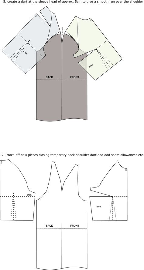 Cosplay Sewing, Manset Lengan, Raglan Sleeve Pattern, Sewing Sleeves, Sewing Alterations, Sew Ins, Garment Pattern, Patterns Fashion, Blouse Pattern Sewing