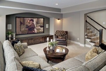 Home Theater Design Ideas, Pictures, Remodel and Decor Small Media Rooms, Home Theater Basement, Home Theater Ideas, Basement Home Theater, Media Room Design, Home Cinema Room, Home Theater Decor, At Home Movie Theater, Home Theater Rooms