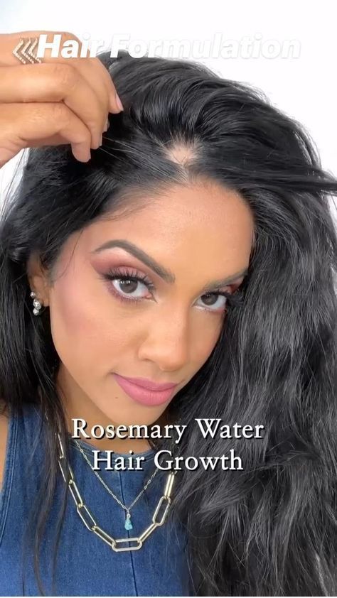 Rosemary Water For Hair Care Rosemary Water For Hair, Vibrant Hair Color Ideas, Water Hair Growth, Rosemary Hair Growth, Rosemary Water, Hair Growth Spray, Hair Thinning, Female Hair, Hair Growth Serum