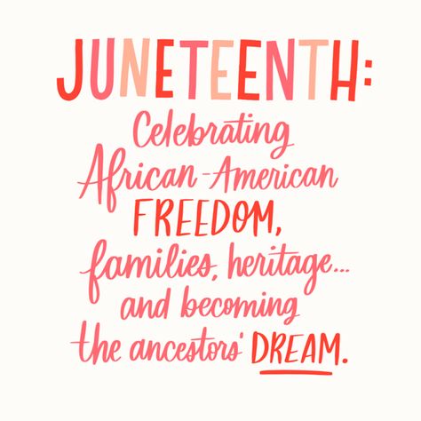 Freedom Means Family: Celebrating Juneteenth | Hallmark Ideas & Inspiration What Is Juneteenth, Freedom Meaning, Emancipation Proclamation, Juneteenth Day, Support Black Business, American Freedom, Family Heritage, Human Race, African American History