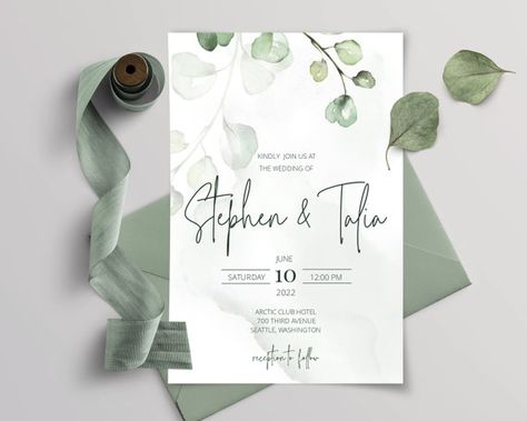 Hi there! Welcome to Love Paper Event! We will be glad to take part in the preparation of your event! ⛔️Editing on mobile is not possible! Please read the description and free demo! Greenery Wedding Eucalyptus Invitation, Printable Wedding Invites Template, Editable Minimalist Invites, Greenery Minimal Greenery Wedding, Eucalyptus Invitation, Lilac Wedding Invitations, Wedding Eucalyptus, Greenery Invitation, Eucalyptus Wedding Invitation, Blush Wedding Invitations, Lilac Wedding, Purple Wedding Flowers