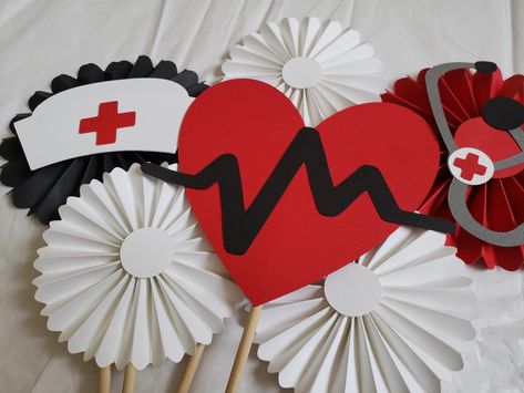 Medical Themed Parties, Nurse Grad Parties, Medical Party, Doctor Party, Nursing School Graduation Party, Nurse Party, Medical Theme, Pinning Ceremony, Nurses Week Gifts