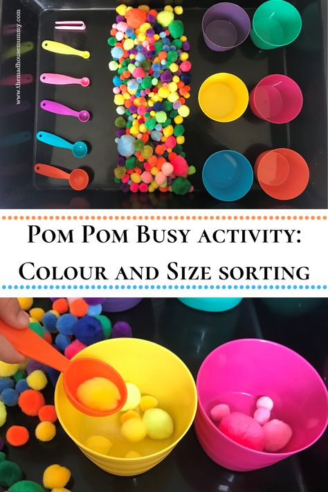 Colour Activities Eyfs, Playdate Activities, Fireworks Craft For Kids, Sort By Size, Recreation Activities, Toddlers Activities, Size Sorting, Room Activities, Color Sorting Activities