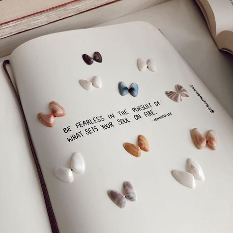 SANDRA BRINGAS | S&B on Instagram: “Handwritten quotes & beach butterflies ✨ ⠀ ⠀ ⠀ ⠀ ⠀ ⠀ ••• #seashells #shellbutterflies #notebookquotes #aestheticquotes #aesthetic…” Shells Quotes, Seashell Quotes, Seashells Quote, Shell Quotes, The Notebook Quotes, Handwritten Quotes, Simple Quotes, Soul On Fire, S B