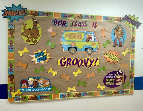 College Bulletin Boards, Door Displays, Classroom Posters, Poster Board, Bulletin Board, Bulletin Boards, Classroom Ideas, Scooby Doo, Doors