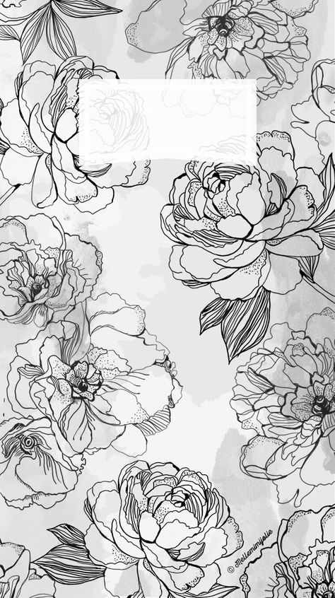 #iphone #wallpaper #background #flowers #black #and #white Wallpapers Flowers, Best Flower Wallpaper, Wall Paper Iphone, Paper Iphone, Notebook Cover Design, The Jungle Book, Back Ground, Flowers Black, Background Wallpapers