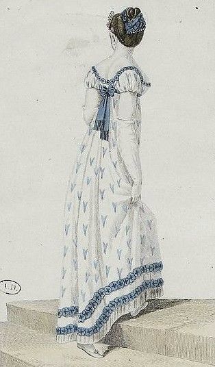 Regency Dress | Historical Sewing Regency Gown, Regency Era Fashion, 1800s Fashion, Regency Dress, Regency Fashion, 19th Century Fashion, Regency Era, Fashion Figures, Vintage Inspiration