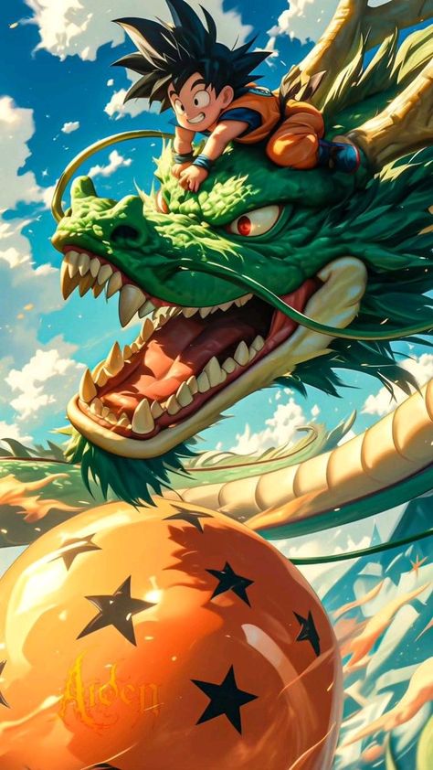 Animated God Wallpapers, Sheng Long, Dragon Ball Z Iphone Wallpaper, Image Dbz, Kid Goku, Dragon Ball Tattoo, Dragon Ball Wallpaper Iphone, Goku Wallpaper, Dragon Ball Painting