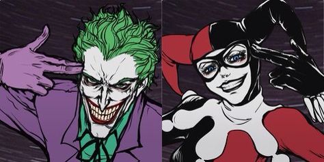 Joker And Harley Quinn Pfp Matching, Harley Loves Joker, Harley X Joker Matching Icons, Batman And Harley Quinn Matching Pfp, Harley And Joker Matching Pfp, Joker And Harley Quinn Matching Pfp, Joker And Harley Quinn Comic, Old Harley Quinn, Joker Banner