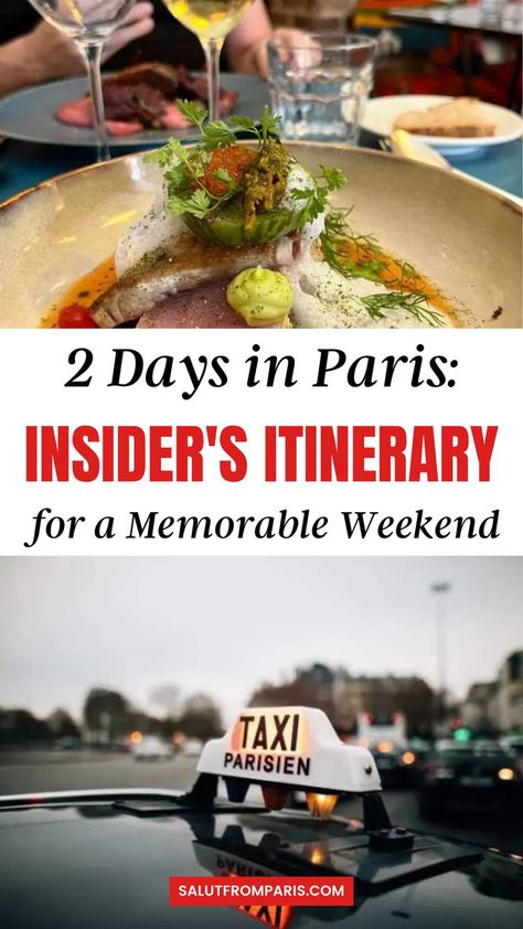 Paris Itinerary 3 Days, 2 Days In Paris, Two Days In Paris, Switzerland Travel Itinerary, Paris Packing List, Paris Hidden Gems, Paris Packing, Itinerary Design, 2 Days Trip