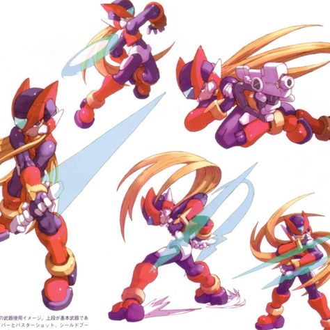 Mega Man Zero, Megaman Zero, Megaman Series, Mega Man Art, Megaman X, Man Art, Pose References, Robot Art, Robots Concept