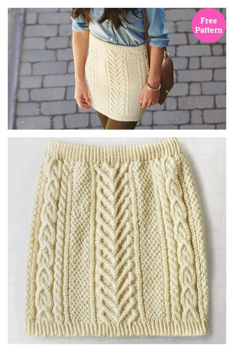 Skirting Around Free Knitting Pattern Knit Skirt Pattern Free, Skirt Knitting Pattern, Knit Skirt Pattern, Skirt Pattern Free, Knit Tights, Herringbone Stitch, Classic Skirts, Free Knitting Patterns, Patterned Tights