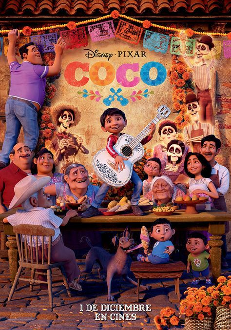 *COCO* Disney-Pixar (2017) Coco Film, Coco 2017, Coco Movie, Animation Disney, Septième Art, Film Disney, Art Disney, Pixar Movies, Baymax