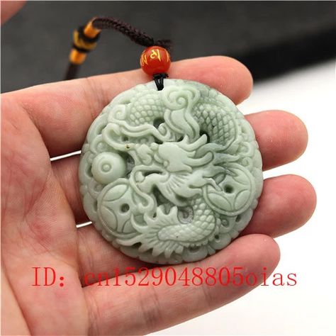 Natural White Green Chinese Jade Dragon Pendant Necklace Fashion Charm Jewellery Accessories Carved Amulet Gifts for Women Men _ - AliExpress Mobile Jade Dragon, Chinese Jade, Dragon Pendant, Jewellery Accessories, Necklace Fashion, Green Jade, White Green, Quality Jewelry, Charm Jewelry