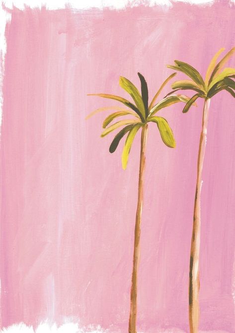 immafuster: “David Hockney - Palm trees ” David Hockney, Beginner Painting, Art And Illustration, Office Art, Painting Art Projects, Painting Inspiration, Diy Art, Palm Trees, Digital Illustration