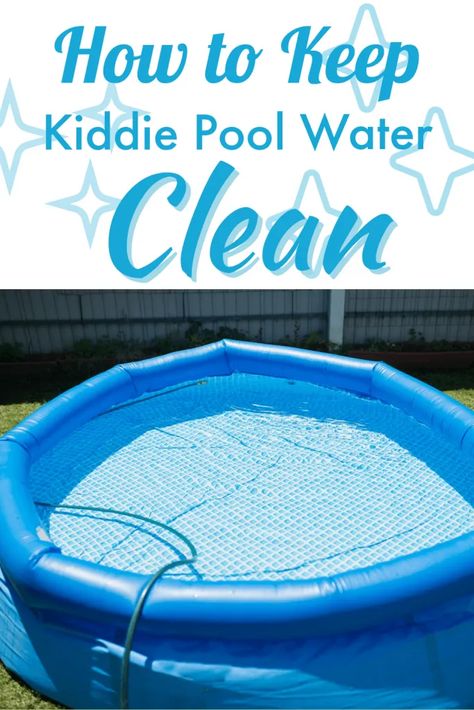 How to Keep Kiddie Pool Water Clean (Brilliant Tricks) - MaterialSix.com Summertime Ideas, Plastic Swimming Pool, Pool Cleaning Tips, Pallet Pool, Best Outdoor Toys, Blow Up Pool, Pool Stuff, Pool Hacks, Pool Skimmer