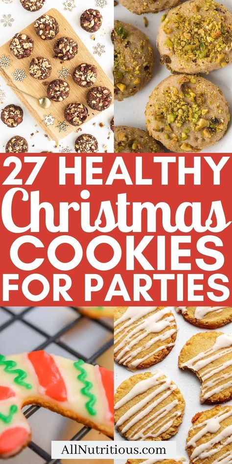 You can easily indulge in these Christmas treats without the guilt when you make these healthy Christmas cookies. These yummy sweet snacks are perfect to make for any Christmas party. These healthy Christmas cookies are great for kids too. Homemade Healthy Cookies, Healthy Christmas Baking, Healthy Holiday Baking, Healthy Christmas Desserts, Keto Thanksgiving Recipes, Healthy Christmas Cookies, Sweet Potato Cookies, Healthy Christmas Recipes, Keto Thanksgiving