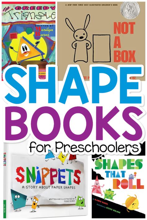 20 of the Best Shape Books for Preschoolers Books About Shapes, Books For Preschoolers, Preschool Activity Books, Shape Activities Preschool, Teaching Shapes, Shape Books, Shapes Activities, Childrens Books Illustrations, Shape Puzzles