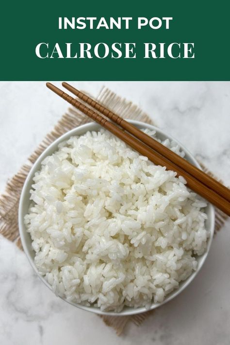 How to cook Calrose Rice Rice In Instant Pot, Calrose Rice, Rice In The Instant Pot, Turkey Pot Pie Recipe, Delicious Instant Pot Recipes, Poached Chicken Breast, Chocolate Pasta, Vegetarian Indian Recipes, Lunchbox Recipes