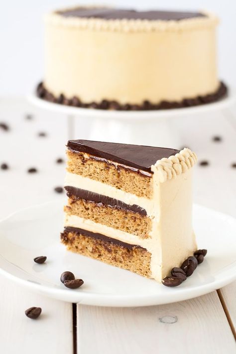 French Opera Cake, Opera Cake, French Classic, Carrot Cake Recipe, A Piece Of Cake, Layer Cakes, Cake Flavors, Piece Of Cake, Celebration Cakes