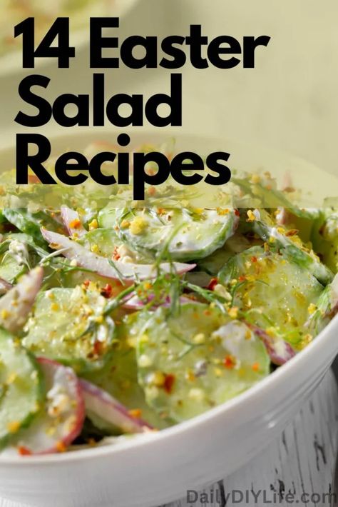 Easter Dishes Recipes, Easter Pasta Salad, Easter Dinner Side Dishes, Easter Dinner Sides, Easter Salad Recipes, Spring Pasta Salad, Easter Side Dishes Recipes, Easter Salad, Brunch Salad