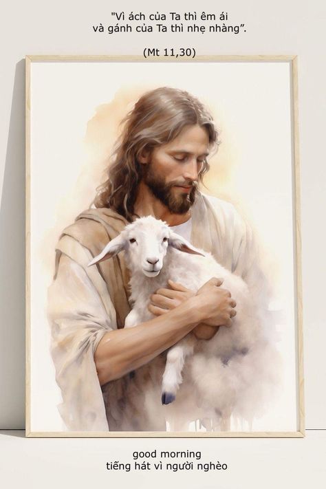 The Good Shepherd Art, Good Shepherd Painting, Jesus With Sheep, Jesus And Sheep, Jesus With Lamb, Jesus And The Lamb, Lamb Painting, Shepherd Painting, Chalk Art Festival