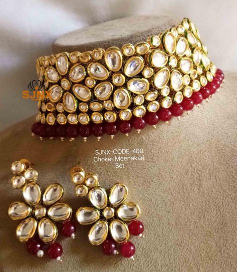 Kundan Jewellery Set Simple, Kundan Jewellery Earrings, Bridal Kundan Jewellery Set, Bridal Kundan Jewellery, Bridal Jewellery Inspiration, Kundan Jewellery Bridal, Bridal Necklace Designs, Kundan Jewellery Set, Indian Bridal Jewelry Sets