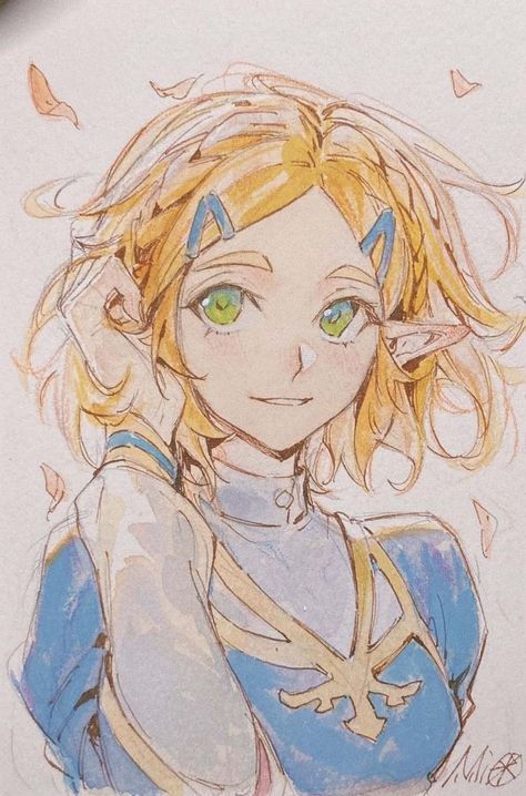 Zelda Breath Of The Wild, Zelda Breath, Breath Of The Wild, Green Eyes, So Pretty, The Wild, Zelda, Princess Zelda, Blonde