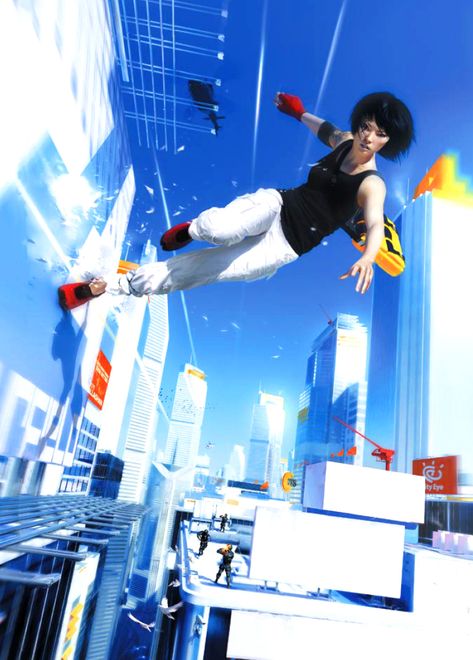 Faith Connors (Mirror's Edge) | Mirror's Edge Wiki | Fandom Mirrors Edge Catalyst, Gaming Humor, Mirror’s Edge, Mirror's Edge, Dystopian Future, Play Station, Level Design, Poster Room, Mirrors Edge